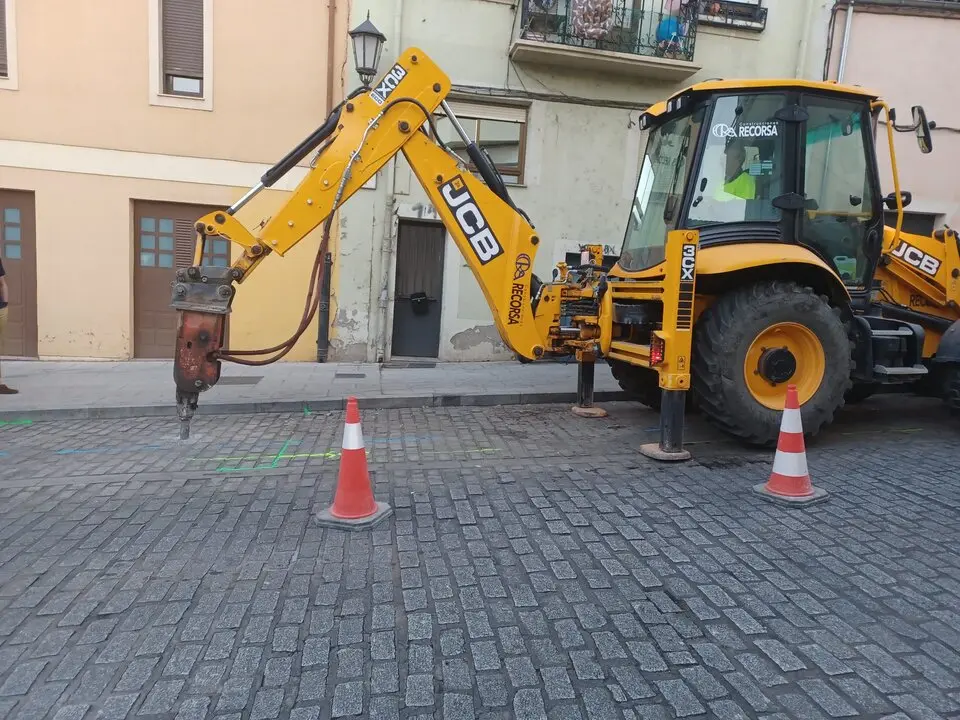 obras construcción de contenedores en Zamora