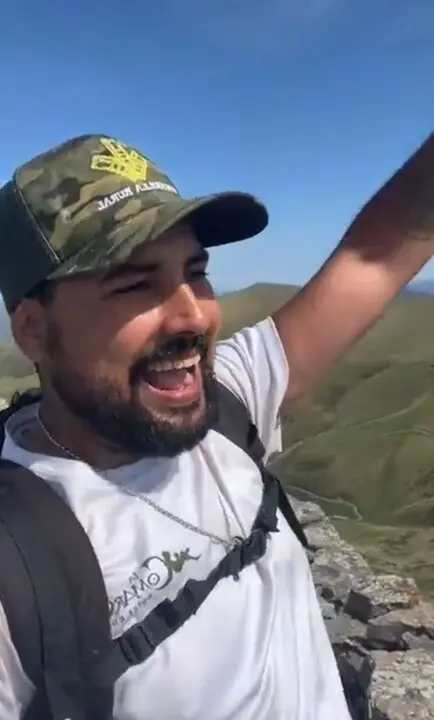 Mnauel garrote llega al final del Camino  en su reto La Comarquita