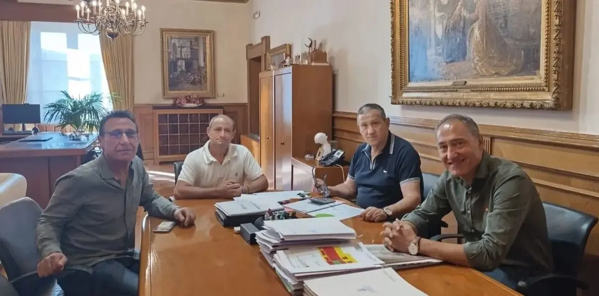 Javier Faúndez, junto con Carlos Martín, Ignacio Fernández y Emilio Ferndández