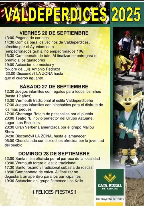 Fiestas Valdeperdices