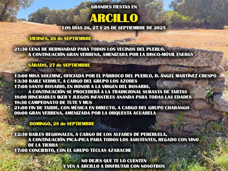 fiestas Arcillo