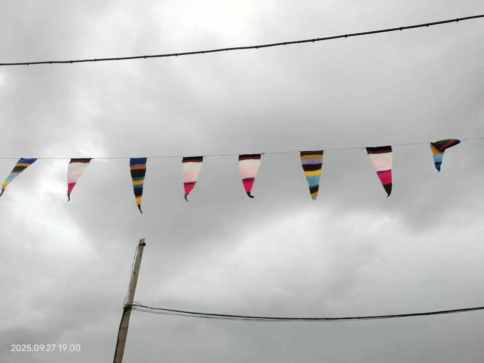 Decoración fiestas Losacino de Alba hecha por los vecinos (2) - imagen de redes sociales