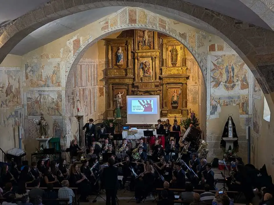 Carbellino de Sayago concierto por la Igualdad, Banda de Música de Zamora