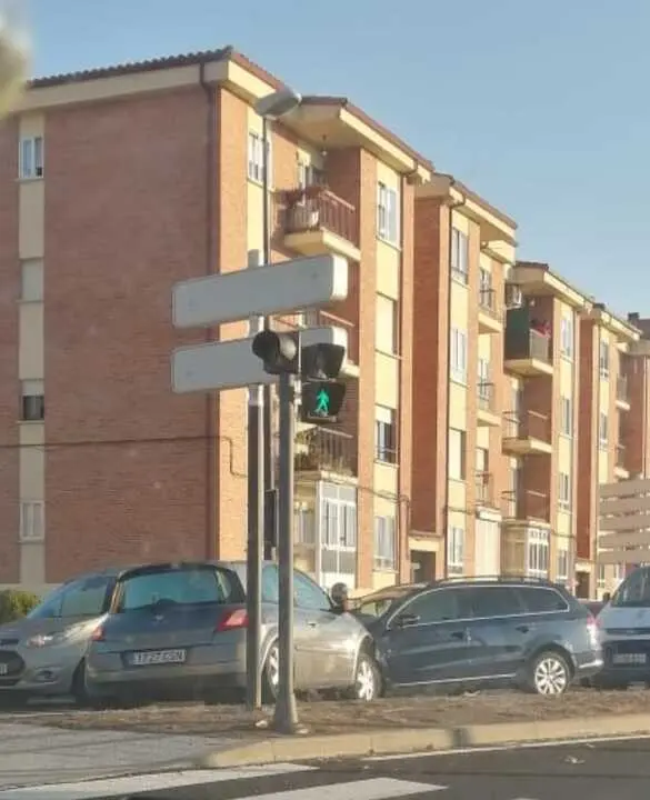 colisión de dos turismos en Zamora