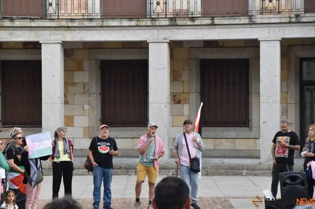Protesta pro palestina Zamora _9