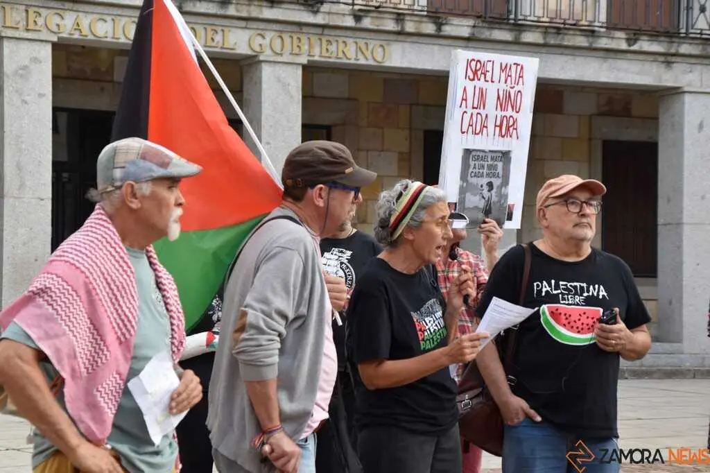 Protesta pro palestina Zamora _13