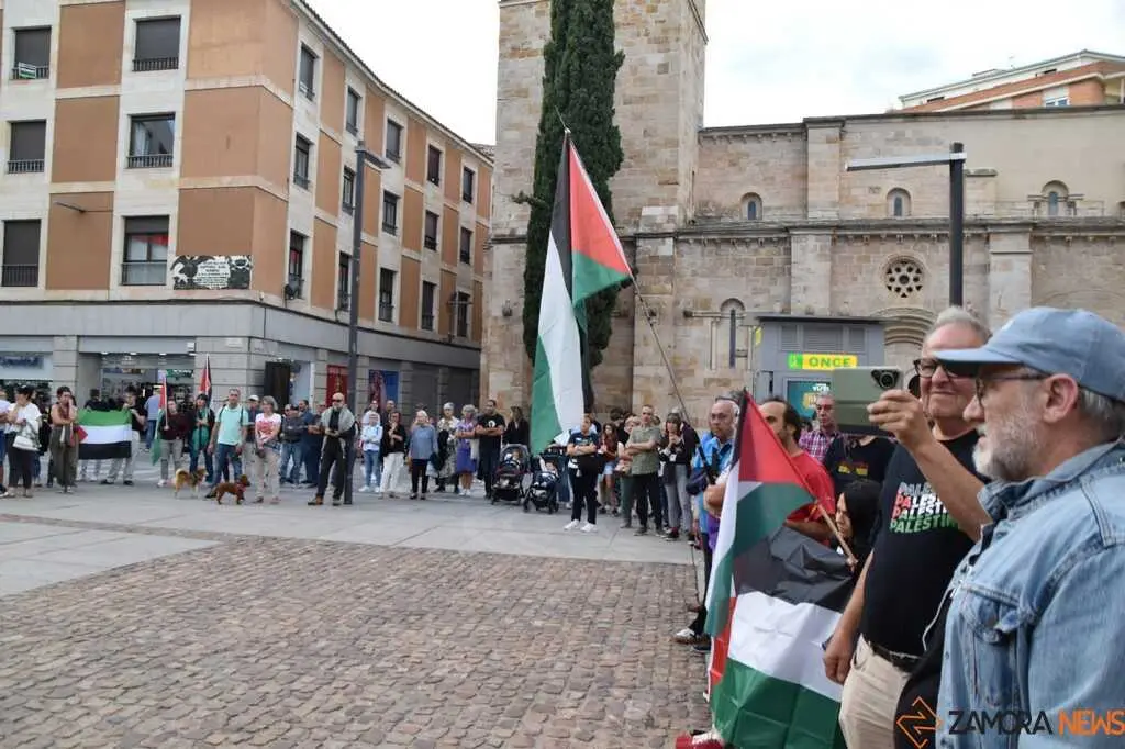 Protesta pro palestina Zamora _14