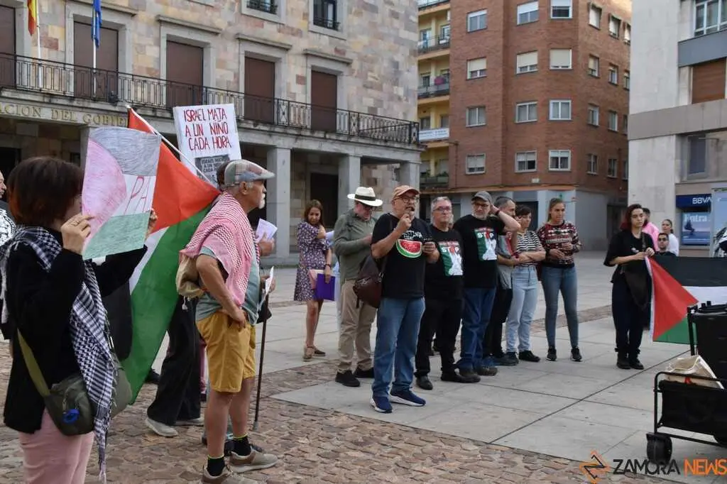 Protesta pro palestina Zamora _15