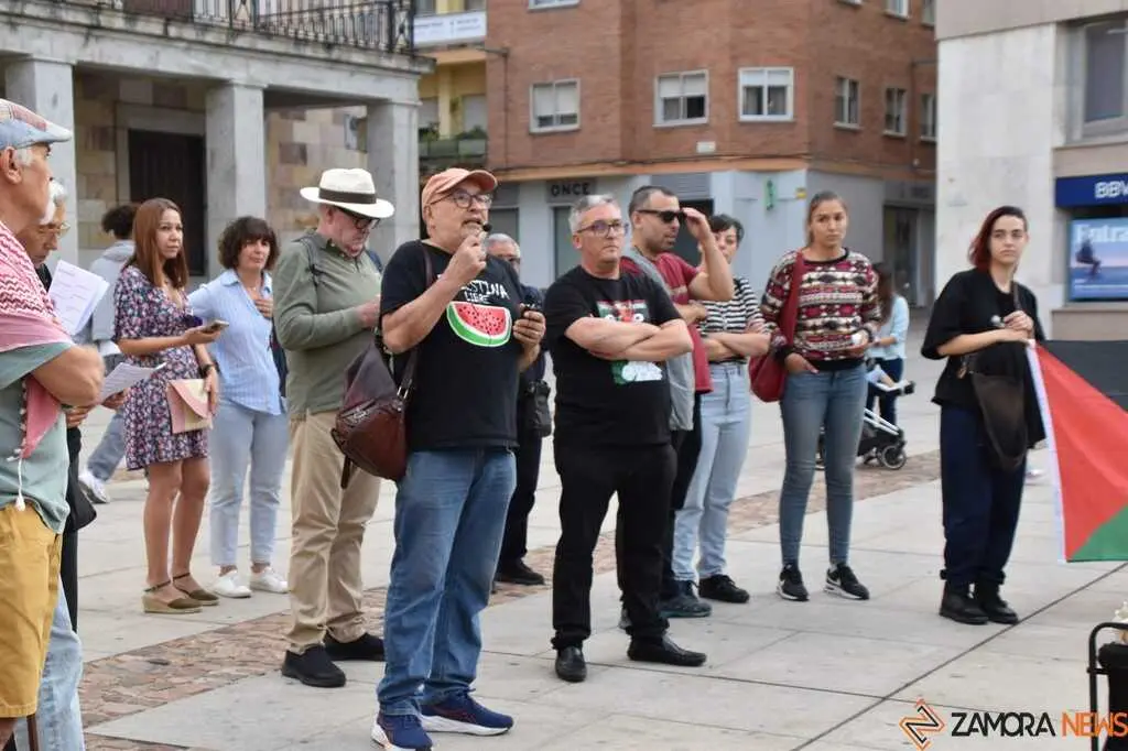 Protesta pro palestina Zamora _16
