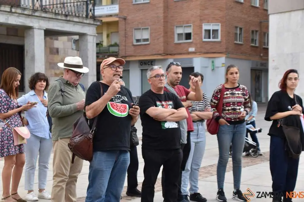 Protesta pro palestina Zamora _20