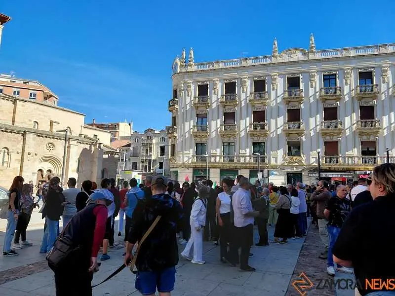 concentración por Palestina en Zamora _2