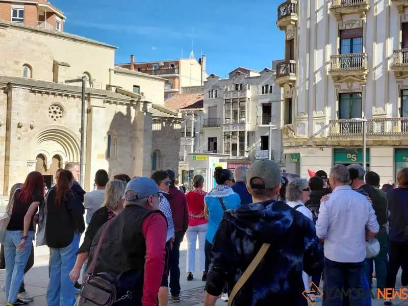 concentración por Palestina en Zamora _3
