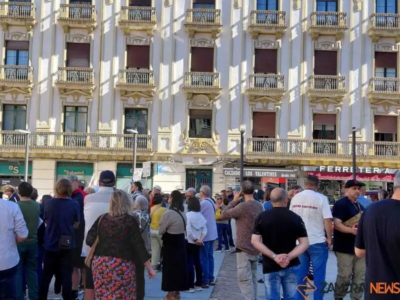 concentración por Palestina en Zamora _6