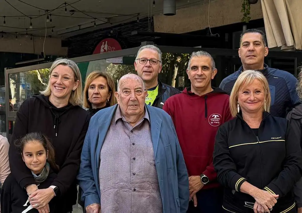 Isabel Blanco y Leticia García en la marcha de Asprosub en Zamora