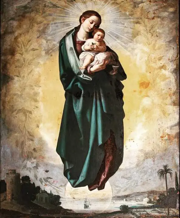 'La Inmaculada con el niño'- obra de Diego Velázquez - imagen de redes sociales