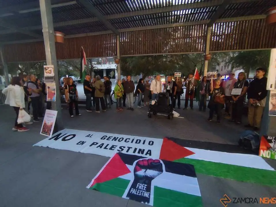 Cacerolada pro Palestina en Zamora