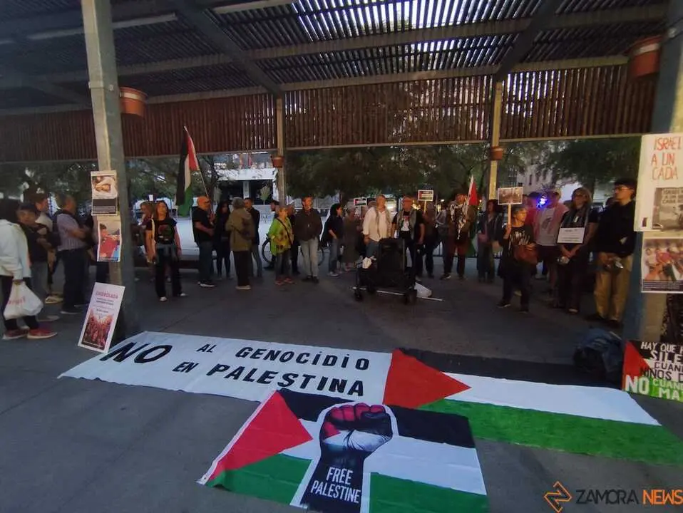 Cacerolada pro Palestina en Zamora _2