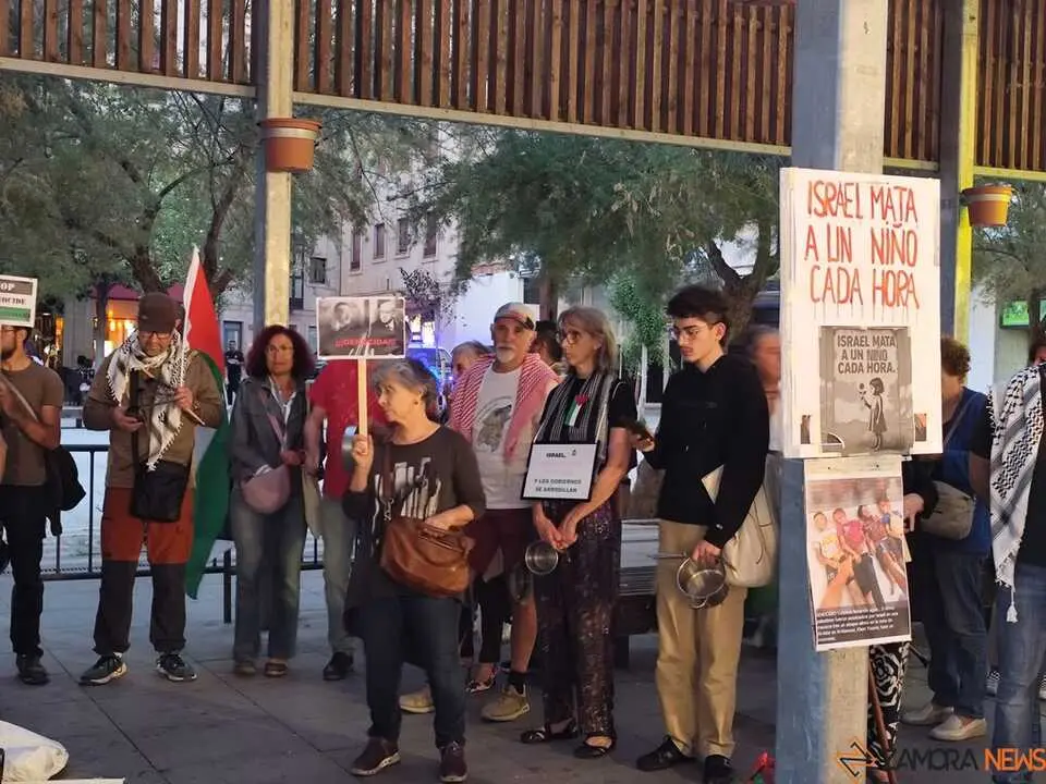 Cacerolada pro Palestina en Zamora _4