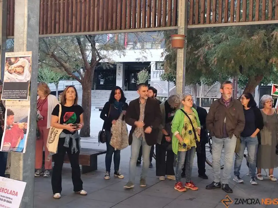 Cacerolada pro Palestina en Zamora _5