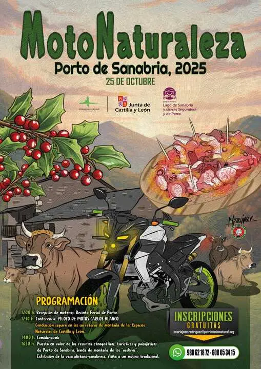 cartel Motonaturaleza