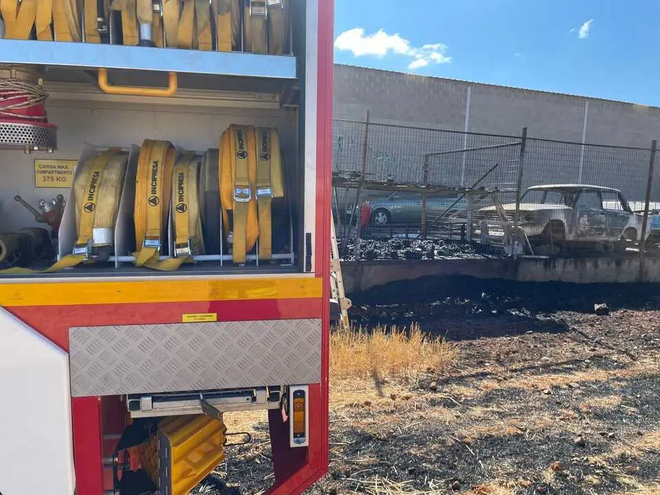 incendio próximo Pirotecnia Benavente