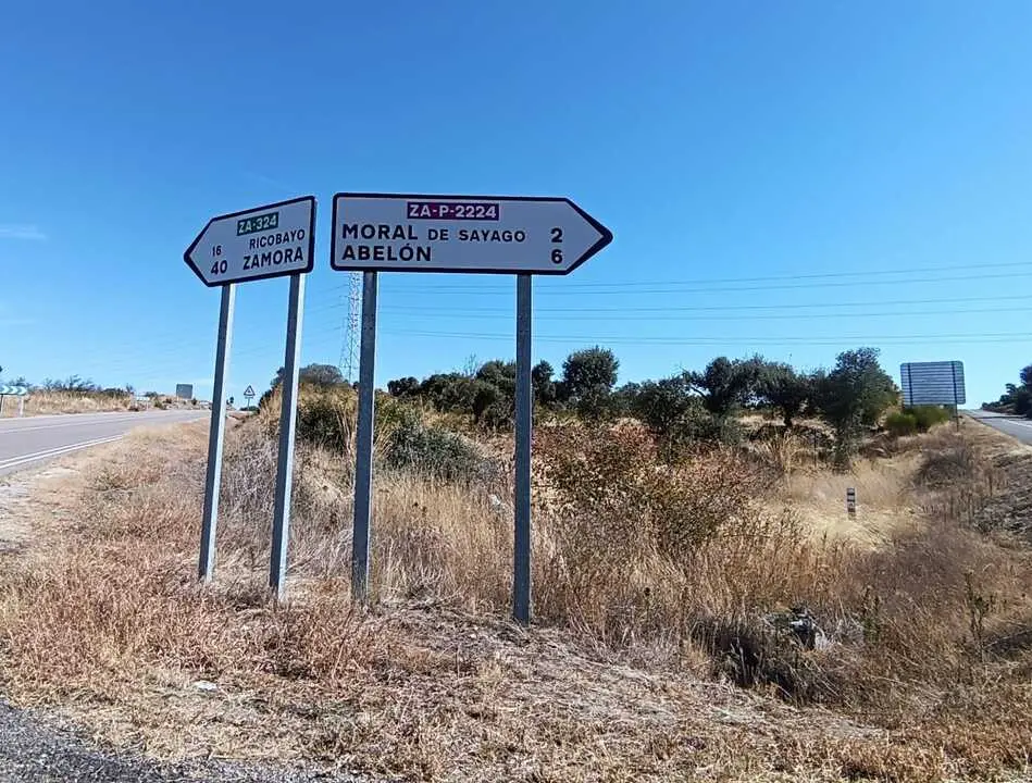 Señalización de Moral de Sayago