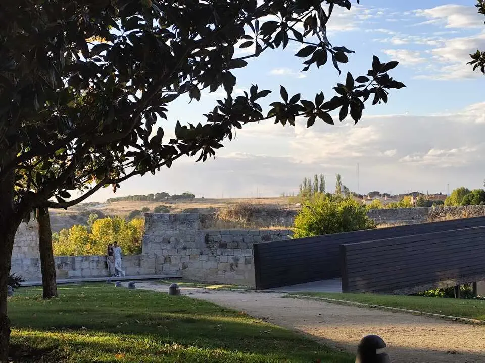 vista de un incendio en la N122 de Zamora a Portugal