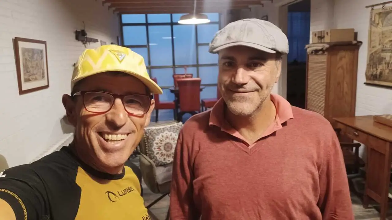 José Antonio Nieto y Víctor Luna en Granja de Moreruela