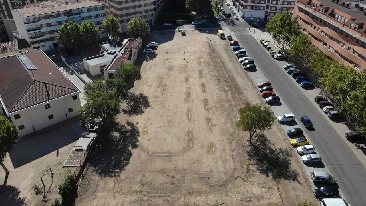 Fin obras aparcamiento Rio Manzanas