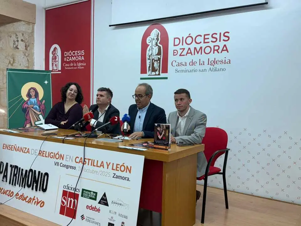 presentación congreso de profesores de religión en Zamora