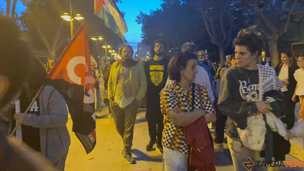 concetración por Palestina en Zamora_11