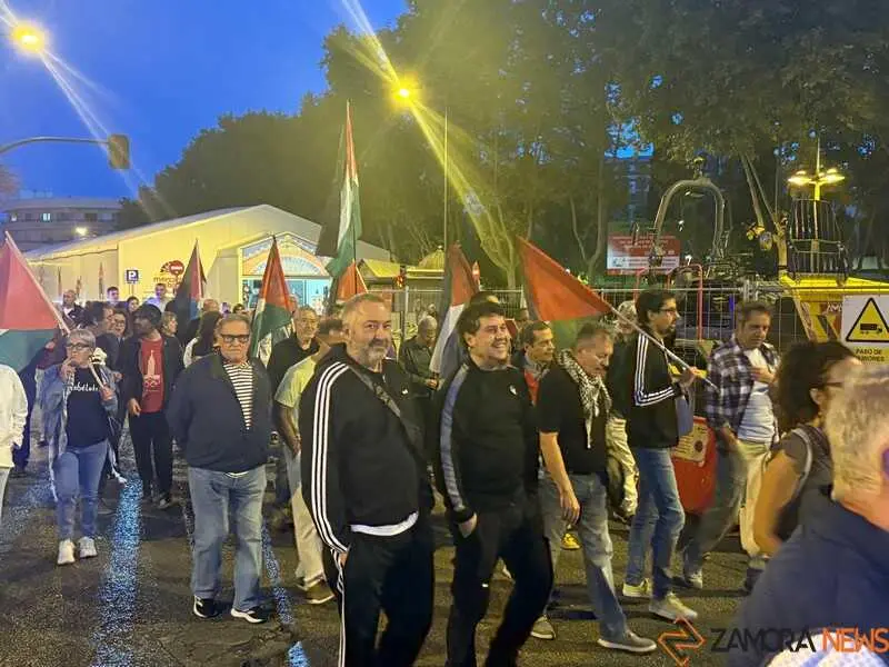 concetración por Palestina en Zamora_30