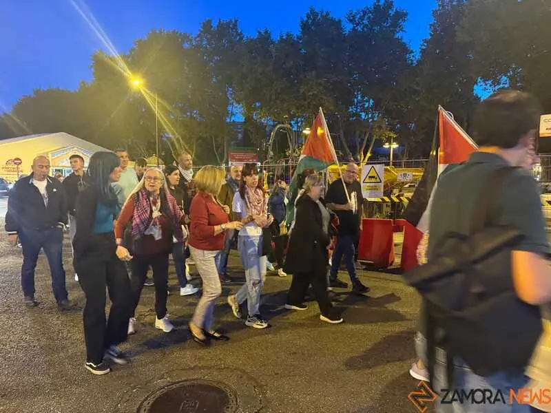 concetración por Palestina en Zamora_34