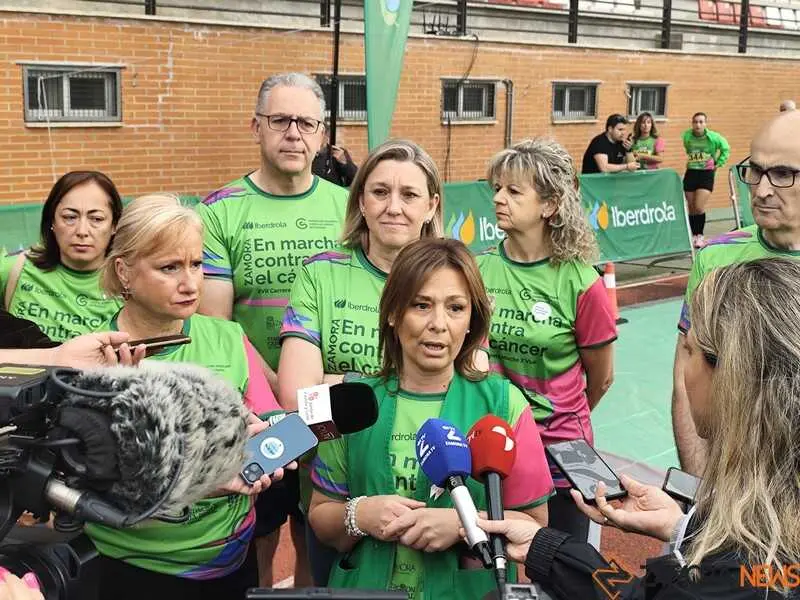 La presidenta de la AECC en Zamora, María Inmaculada Hernández