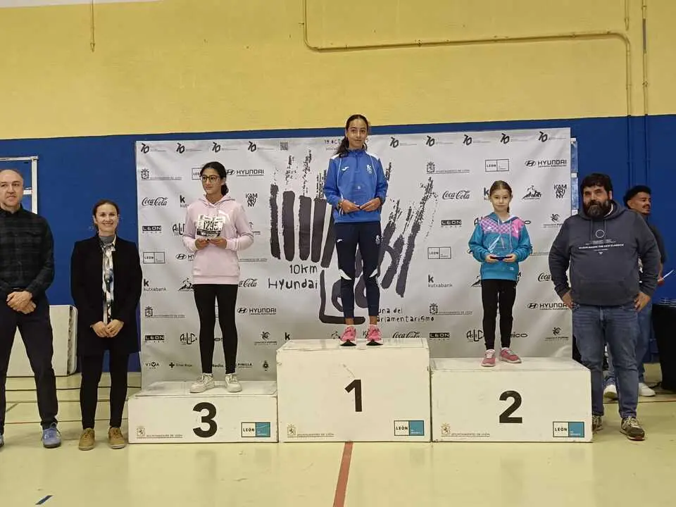 Carla en el Podium