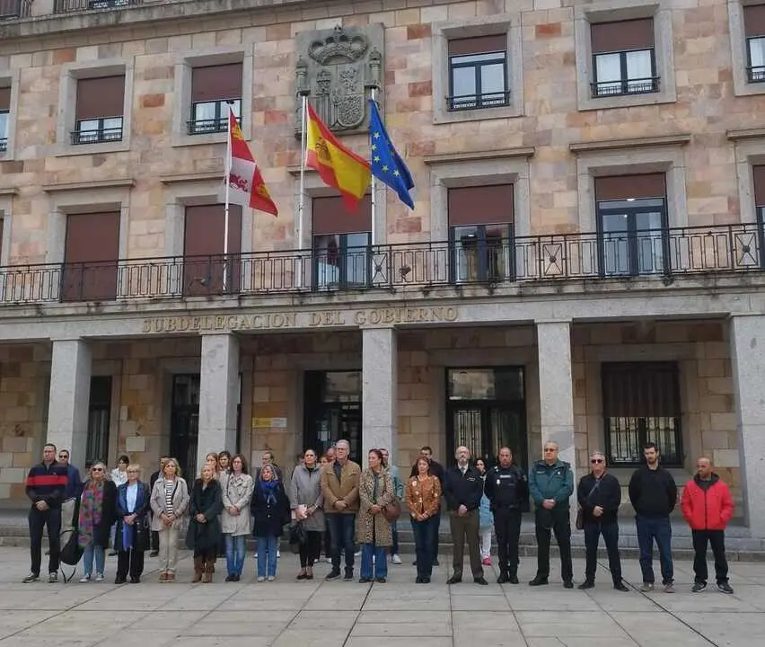 Minuto de silencio en Zamora