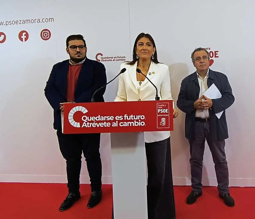 Rueda de prensa del PSOE de Zamora sobre los Presupuestos de la Junta