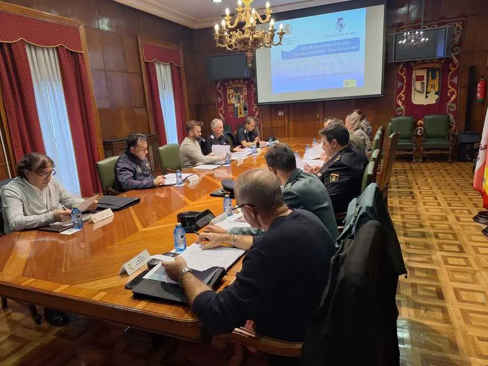 reunión de coordinación de seguridad con motivo de la próxima visita de Su Majestad la Reina Doña Sofía