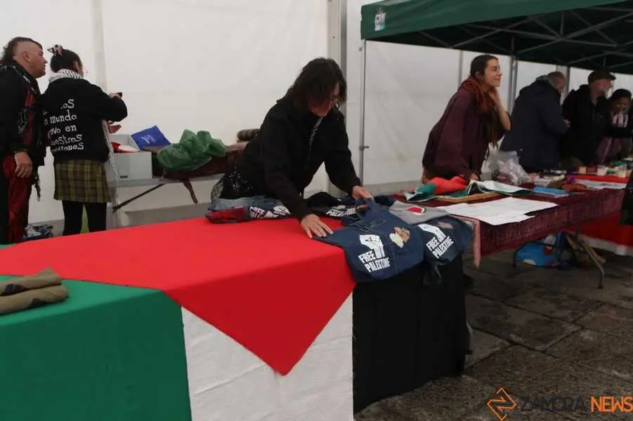 mercado de productos de Palestina en Zamora