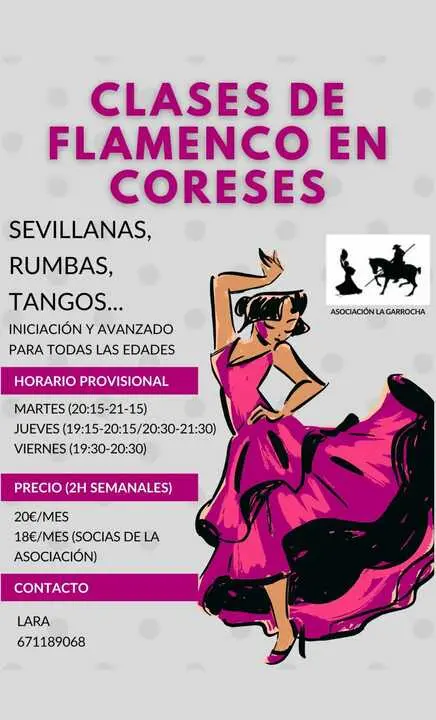 Clases de Flamenco en Coreses