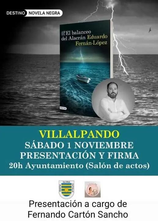 Presentación de la novela 'El balanceo del alacrán' Villalpando