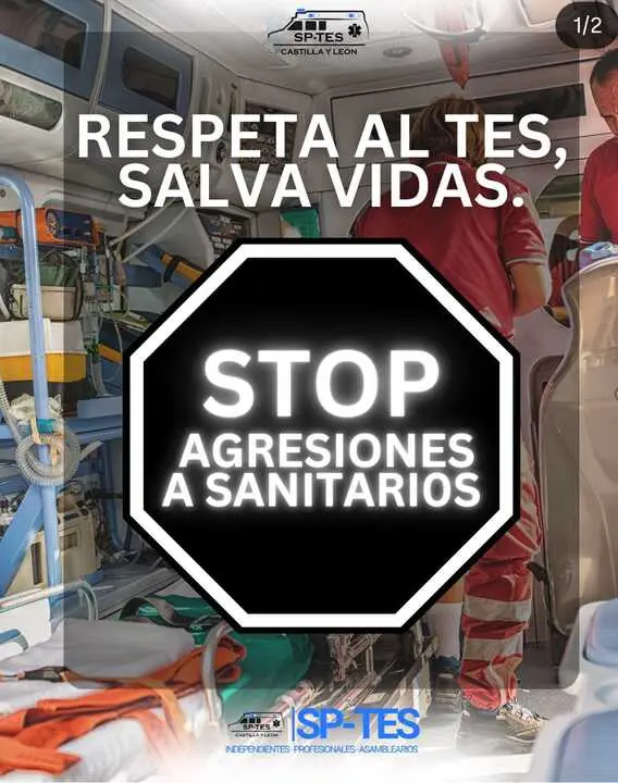 Cartel STOP agresiones
