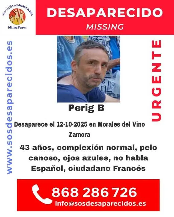 Desaparecido en Morales del Vino