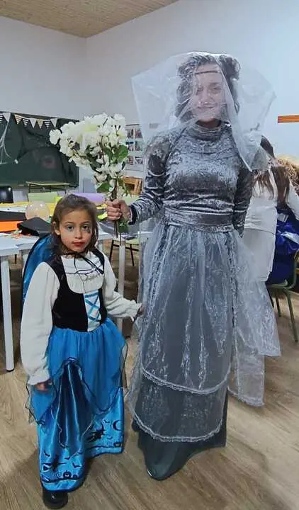 Disfradas en Halloween