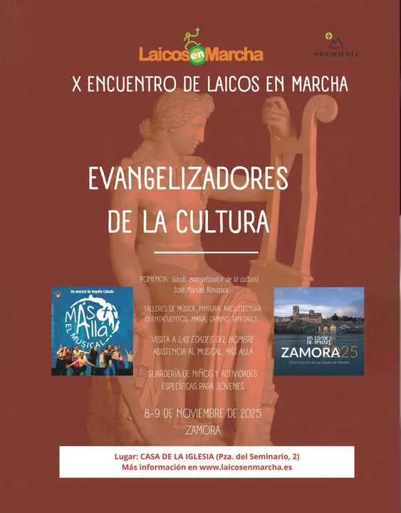 Cartel Encuentro Laicos en Marcha