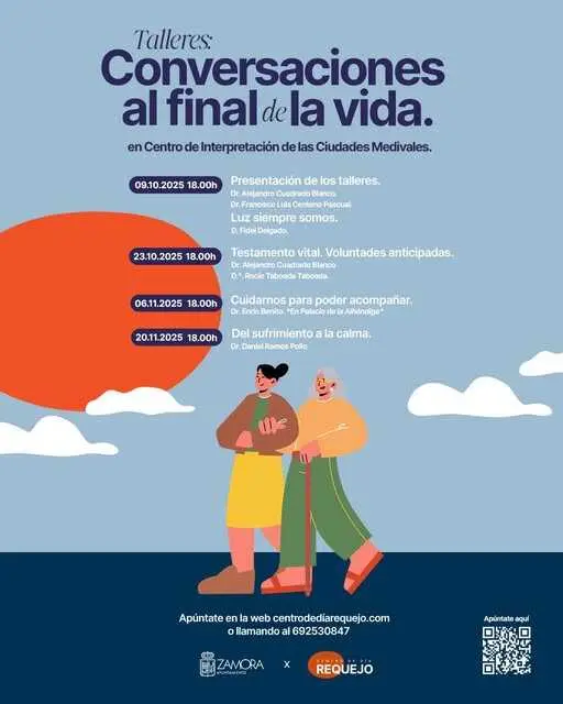 cartel talleres conversaciones al final de la vida