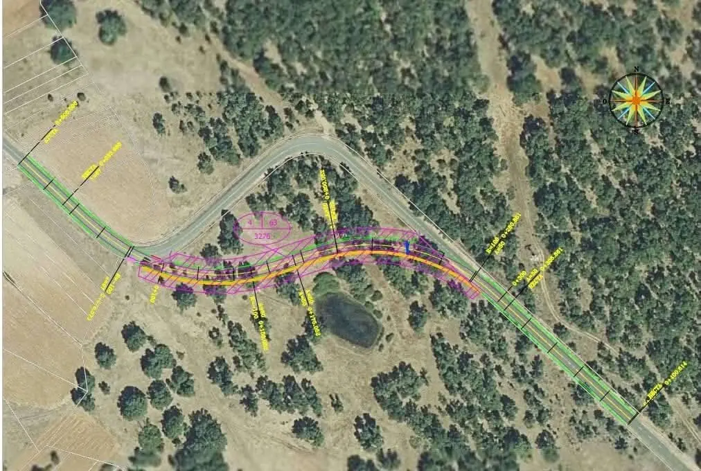 obras curvas carretera San Cristóbal de Aliste