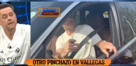 Tomás Roncero con la camiseta de Los Cuzos. Foto Instagram