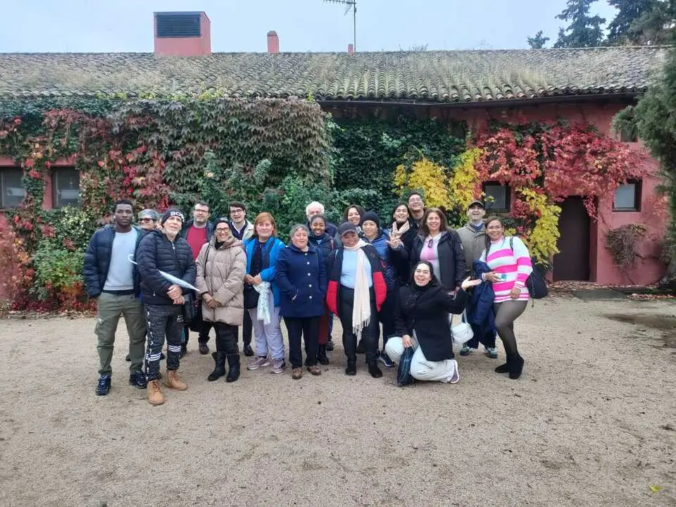 Alumnos del Programa de cocina Cáritas Diocesana de Zamora visitan la Finca Maradela
