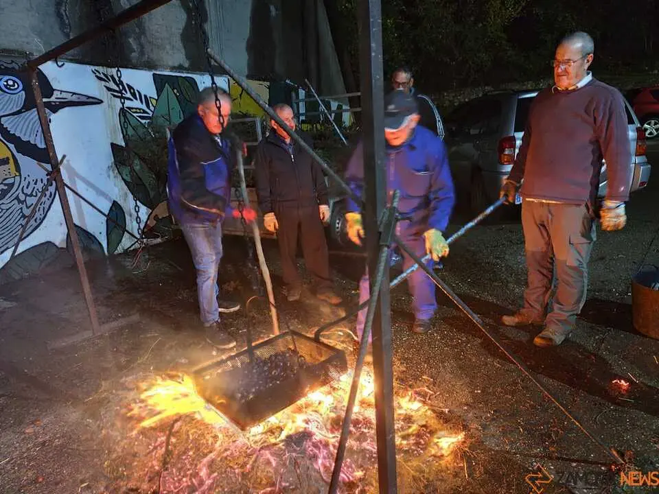 Magosto tradicional y feria de la miel Trabazos _17